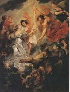 Peter Paul Rubens The Queen's Reconciliation with Her Son (mk05) oil